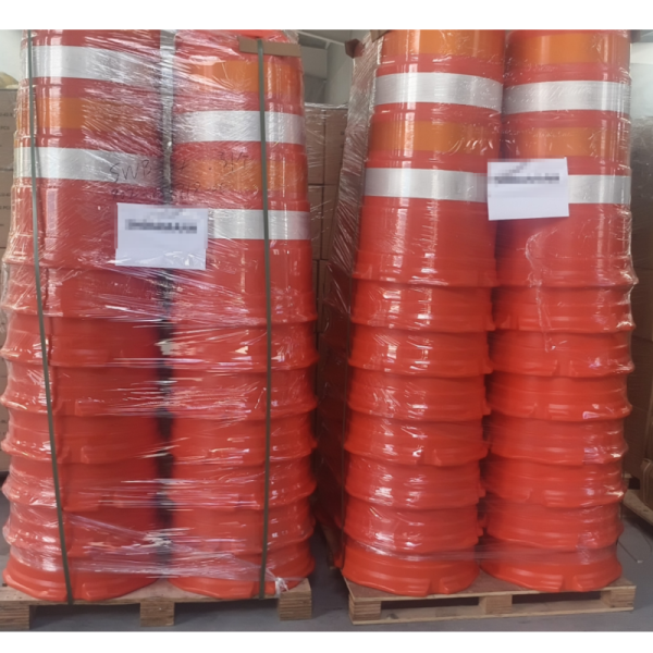 Durable Road Barrier for Traffic Control and Safety Management on Construction Sites and Urban Roadways