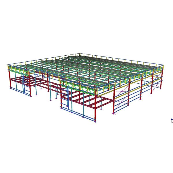 Durable Prefabricated Structural Steel Building Metal Shed Workshop Warehouse with Wind Resistance