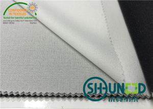 China 30D * 50D Double Dot Twill Weave Woven Interlining For Apparel Industry on sale