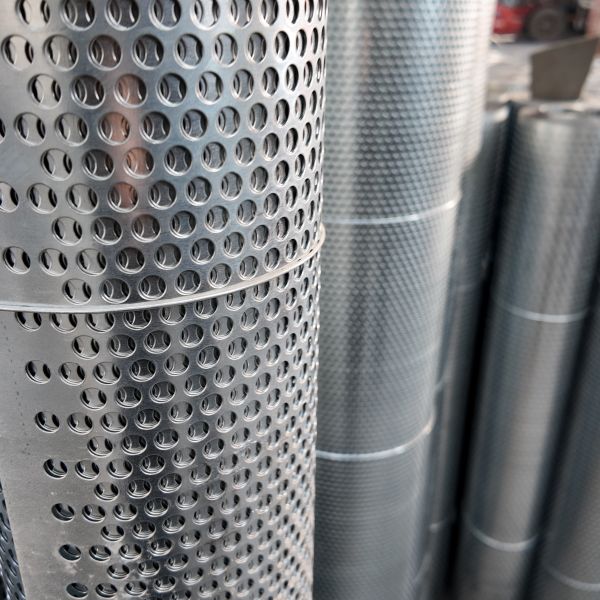 Round Holes Perforated Aluminum Sheet For Dustproof Sound Absorption