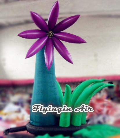 Quality Simple Outdoor Inflatable Flower with Blower for Wedding and Party Supplies for sale