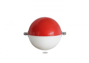 Buy cheap Safety Sea Obstacle Aircraft Warning Sphere Red / White Warning Ball Fiber Glass product