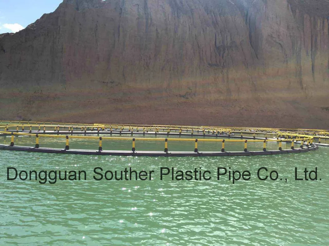 HDPE Round Fish Farming Cage 10m-50m Diameter 200mm-400mm Pipe