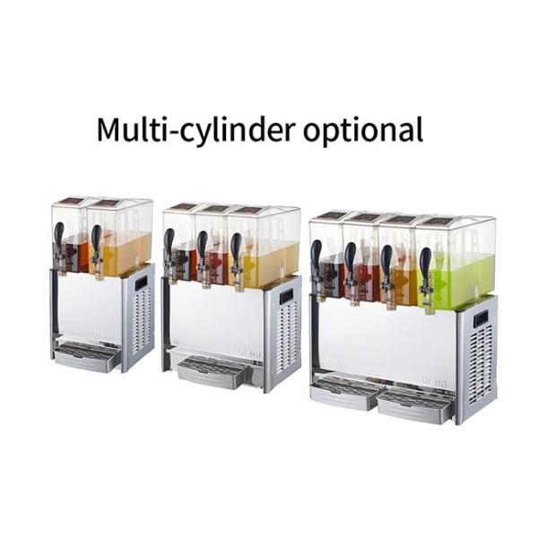 200W 2×10L Buffet Juice Dispenser For Cold Drink