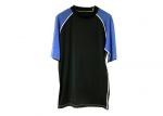 Blue Lycra Rash Guard Shirt Surfing Sportswear Upf 50+ For Uv Protection
