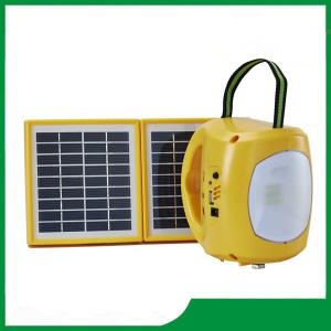 Buy cheap Led solar lantern, solar camping lantern brightness with mobile phone charger / 2pcs solar panel / 9pcs led lights product