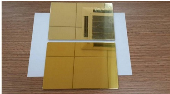 Mirror Unbreakable Marble Acm Aluminum Panels For Interior Decoration 6mm