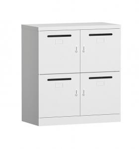 Buy cheap H1200*W900*D450mm Metal Office Mailboxes 4 Door Cabinet Powder Coating product