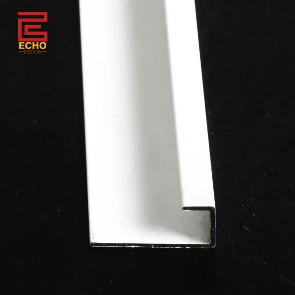 White Wall Edge Tile Trim Ceramic Metal Tile Border Trim After Tiling