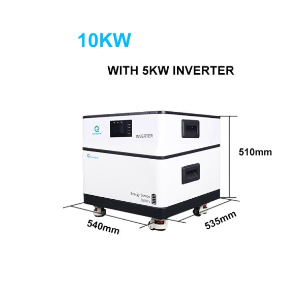 10KW Stackable Lithium Battery Home Inverter Hybrid Solar System
