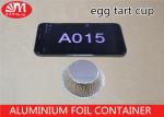 A015 Aluminum Foil Container Small Round Dish Egg Tart Cup 6.6cm x 6.6cm x 1.9cm