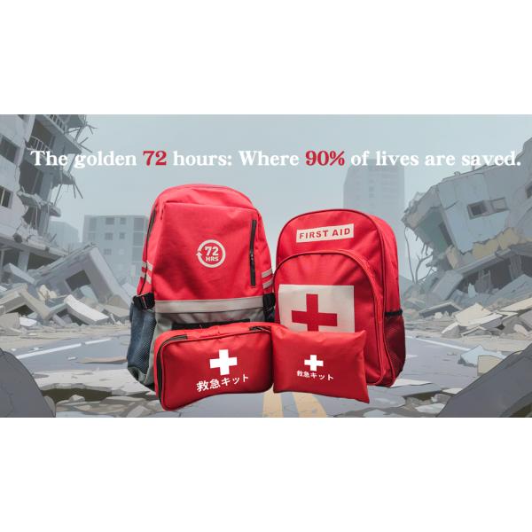 Japanese Multi-Function Outdoor Survival Kit Disaster Emergency Earthquake Survival Emergency Medical Supplies Training