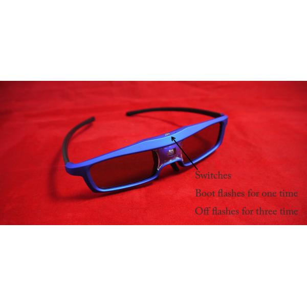 Factory Wholesale 3D Eyeglasses DLP Shutter Glasses Work For Optoma Acer NEC HD Projector