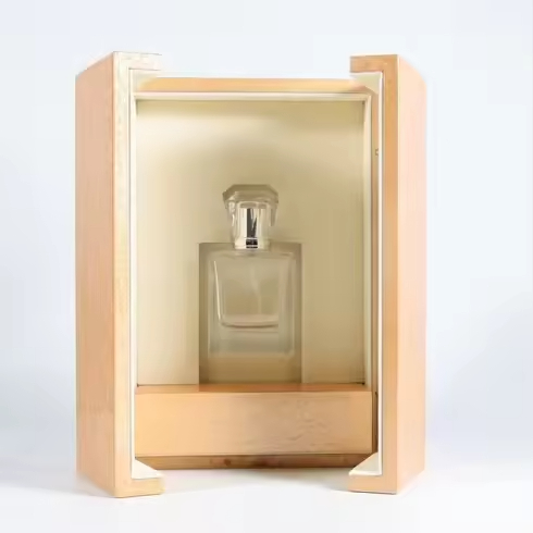 Luxury MDF Perfume Gift Box with Two Door Open High-End Cosmetic & Wine Packaging Factory