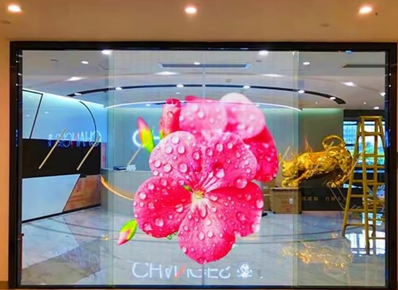 Premium P6 Commercial Transparent LED Screen – See-Through LED Display Screen for Retail