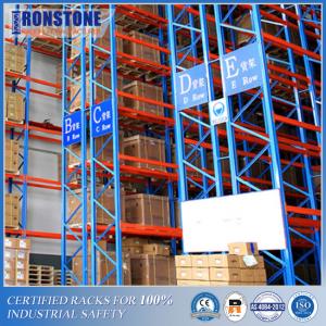 China High Bay VNA Warehouse Pallet Racking With High Storage Density on sale