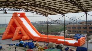 China PVC Tarpaulin Large Inflatable Slide , Inflatable Swimming Pool Slides on sale