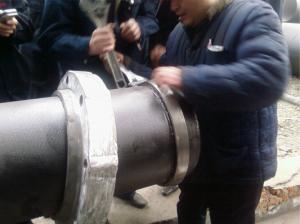 Buy cheap K / C Restrained Joint Ductile Iron Pipe And Fittings Internal Lining Cement product