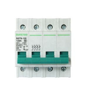 Single Phase TUV AC CE 2 Pole MCB Circuit Breakers