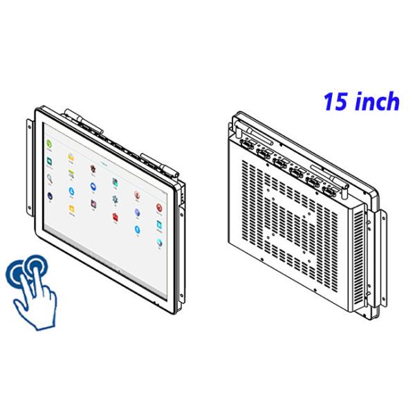15-Inch Android Embedded Panel PC for Security Panels, Public Service Stations, Digital Signage, and Facility Management