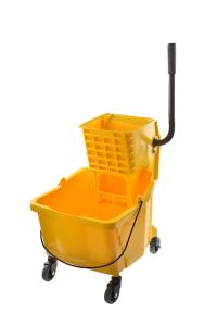 China Hotel Hospital Commercial Mop Bucket With Wringer On Wheels Combo on sale