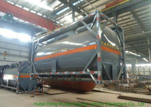 Buy cheap Insulated ISO Q235 / LDPE 20 Foot Tank Container For Acetic Acid / Acetic Anhydride product