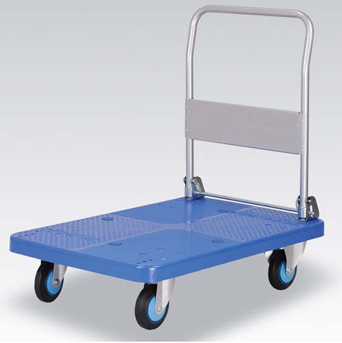 Durable PVC Platform Hand Trolley for office / garage easy assemble