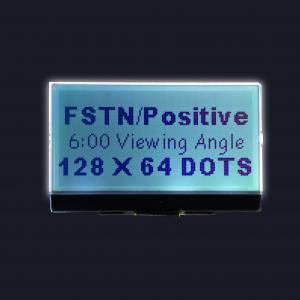 China 12864 Dots Positive Small Size White/Amber LED backlight 3V Serial Parallel Liquid Crystal Display LCD Module on sale