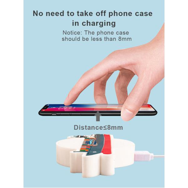 Customized PVC Wireless Charger, 10W High-quality & Fast Charging for smartphones