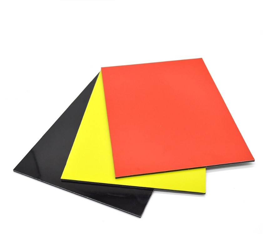 More Size Bright Green Pvdf Aluminum Composite Panel Interior Decorative Acp Panels Construction Building Decoration 4MM 1.22*2.44m