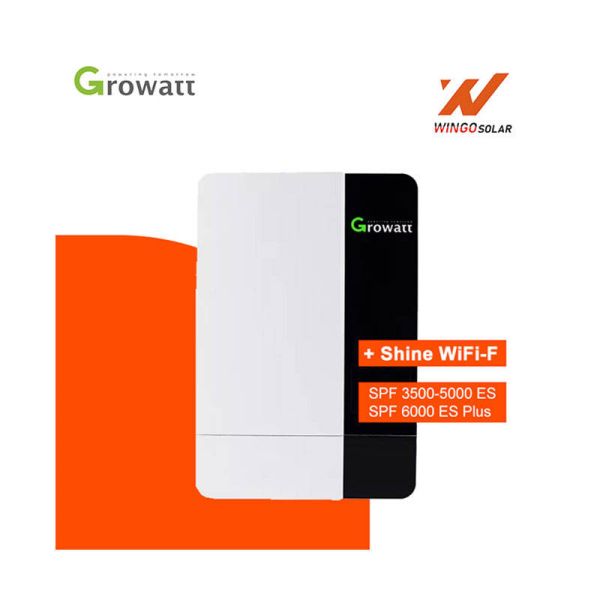 Hot Selling Growatt SPF 3500 5000 6000 ES Plus Single Phase Off-Grid Storage Inverter DC AC 3.5-6kw With High-speed Transport