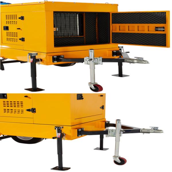 Silent Self Priming Irrigation Pump Trailer Water Pump Set Easy To Move Self Imbibition