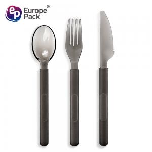 China Eco-Friendly Dessert Plastic Knife Fork Spoon Ps Plastic Disposable Cutlery on sale