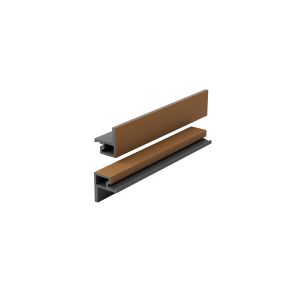 Buy cheap 56 X 49 Capped L Shaped Composite Decking Board Cladding L Edge product