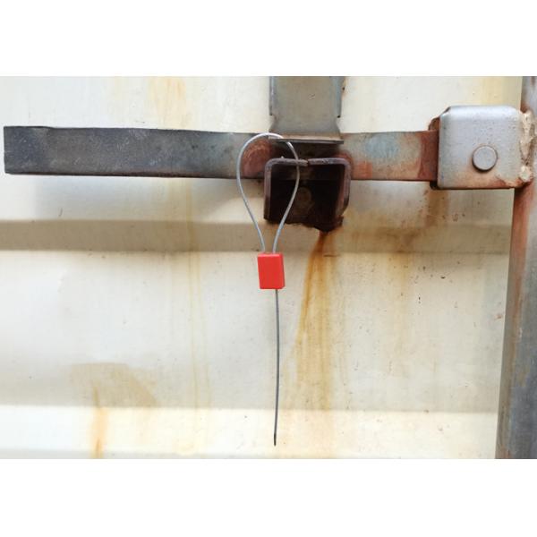 1.8mm Diameter Steel Wire Plastic Cable Seal with 300mm Exposed Cable Length and 1.53 KN Tensile Strength