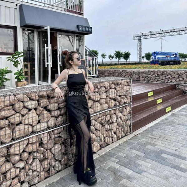 Square Artistic Galvanized Welded Wire Mesh Gabion Baskets for Landscaping Projects