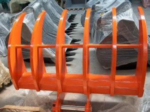 Buy cheap All Brand Excavator Land Clearing Rakes , Root Rake Bucket 700-2400m Width product