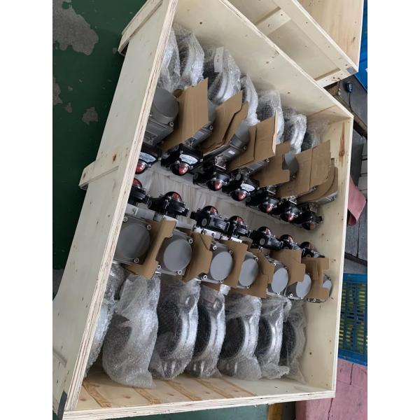 304 SS 2-8 Bar Double Acting Pneumatic Actuator In Butterfly Valve