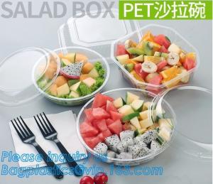 Buy cheap Cheap Custom Food Grade Clear PET Salad Bowl Disposable Food Plastic Bowl,460ml Disposable PET Noodle Soup Salad Bowl product