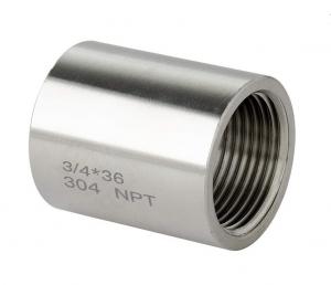 China Stainless Steel 304 Pipe Coupling Fitting 3/4 x 3/4 Female Coupler Connector Adapter on sale