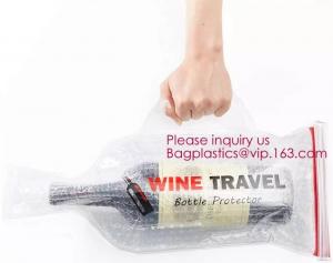 Buy cheap Bottle Protector Bubble Travel Bag,Travel Trip Bag With Bubble Inside And Double ks,Sleeve Travel Bag - Inner Skin product
