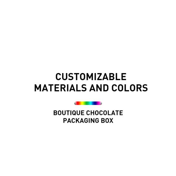 Customized Paper Chocolate Box Packaging Luxury Lid And Base Biodegradable