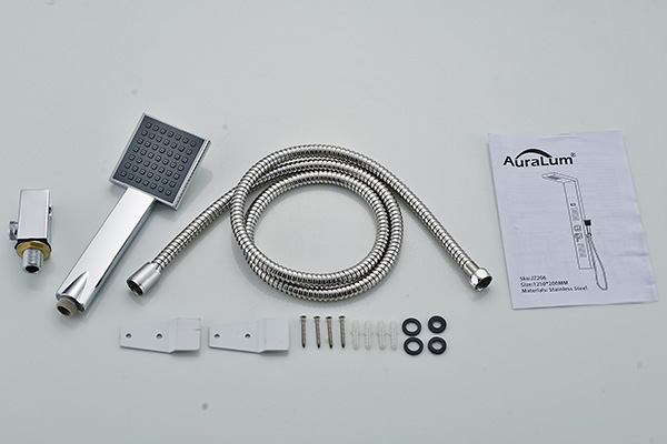 Smart Thermostatic Bath Shower Panels High Efficiency With Dual Handles