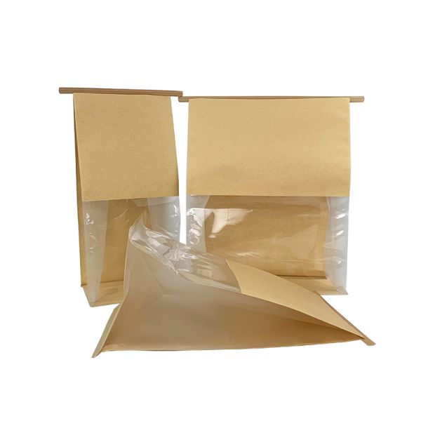 Tin Tie Toast Bag Full Recyclable Packaging Bag Biodegradable Bread Bags Manufacturers Can Customize Patterns Size