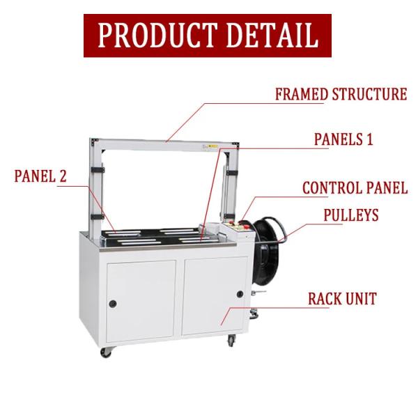 YH-101A Import Automatic Carton / Case Strapping Machine For PP Straps Pouch Packing Machine