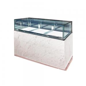 Buy cheap 1.8m Chocolate Cooling Fridge For Chocolate Display Clear Glass 45 Degree Mitre Joint product