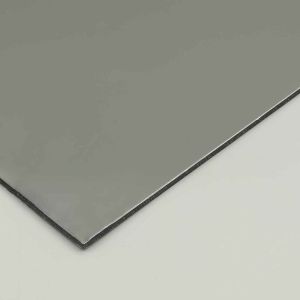 Grey PE Aluminum Composite Panel 4MM 1.22 X 2.44m interior and exterior  Building Outdoor Composite Panels