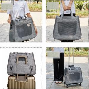 Buy cheap Oxford Fabric Pet Travel Carrier Bag Strong Heavy Duty Dog Friendly Trolley Bag product