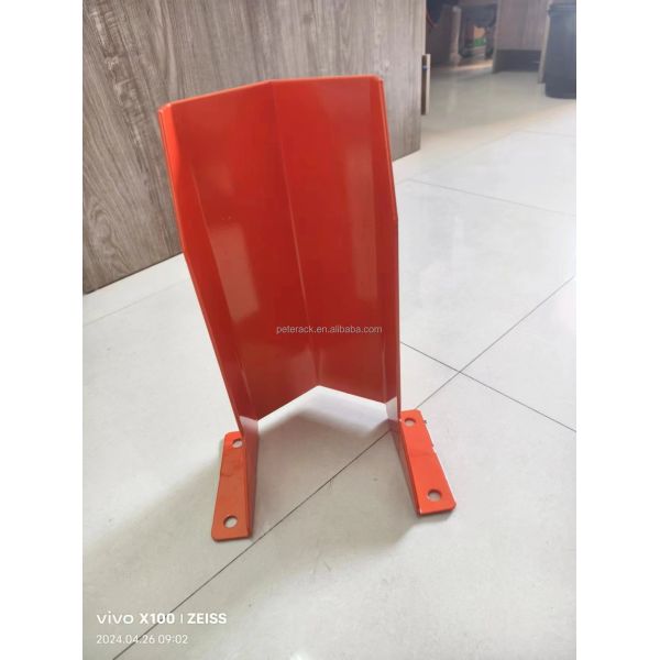Industrial Warehouse Storage Pallet Rack Metal Iron Upright Protectors Heavy Duty Steel Column Corner Guard Racking Protector