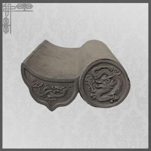 China Handmade Ceramics Roof Tiles Japanese Style For Construction Building on sale